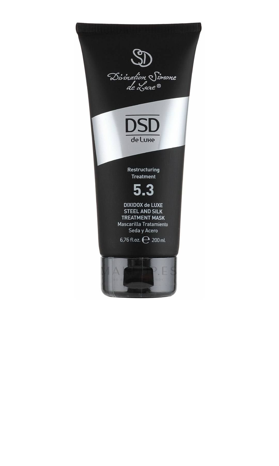5.3 Dixidox de Luxe Mascarilla Tratamiento Seda y Acero (37€), DSD de Luxe