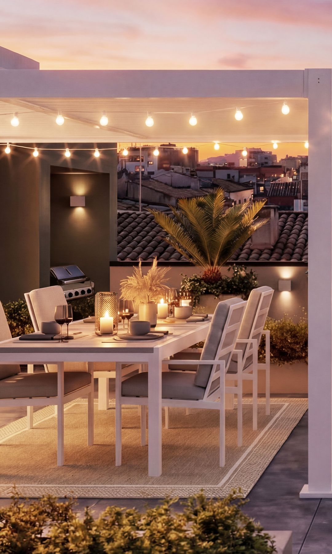Pérgola bioclimática de aluminio NATERIAL de Leroy Merlin