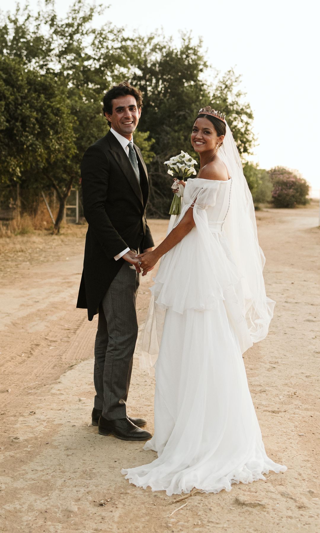 Boda viral influencer Ángela vestido María palomo