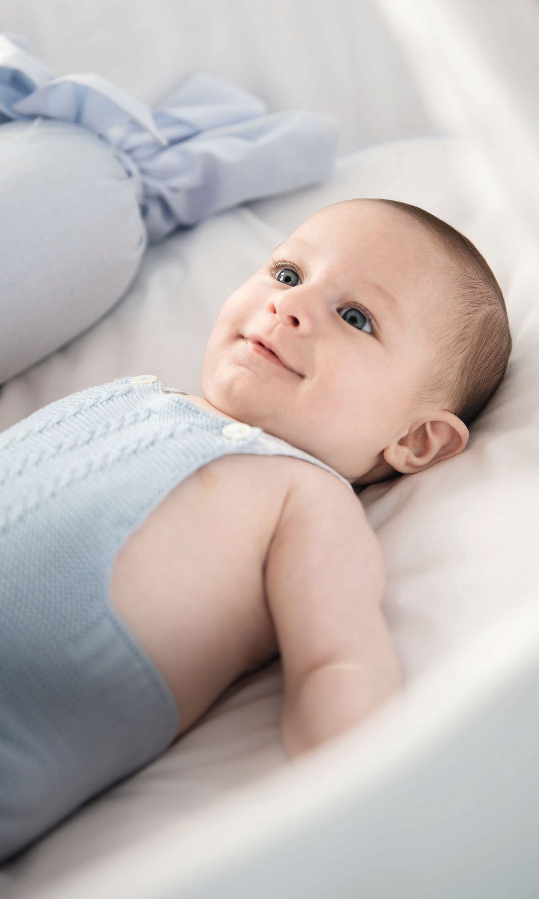 Un primer plano del pequeño Nicolás