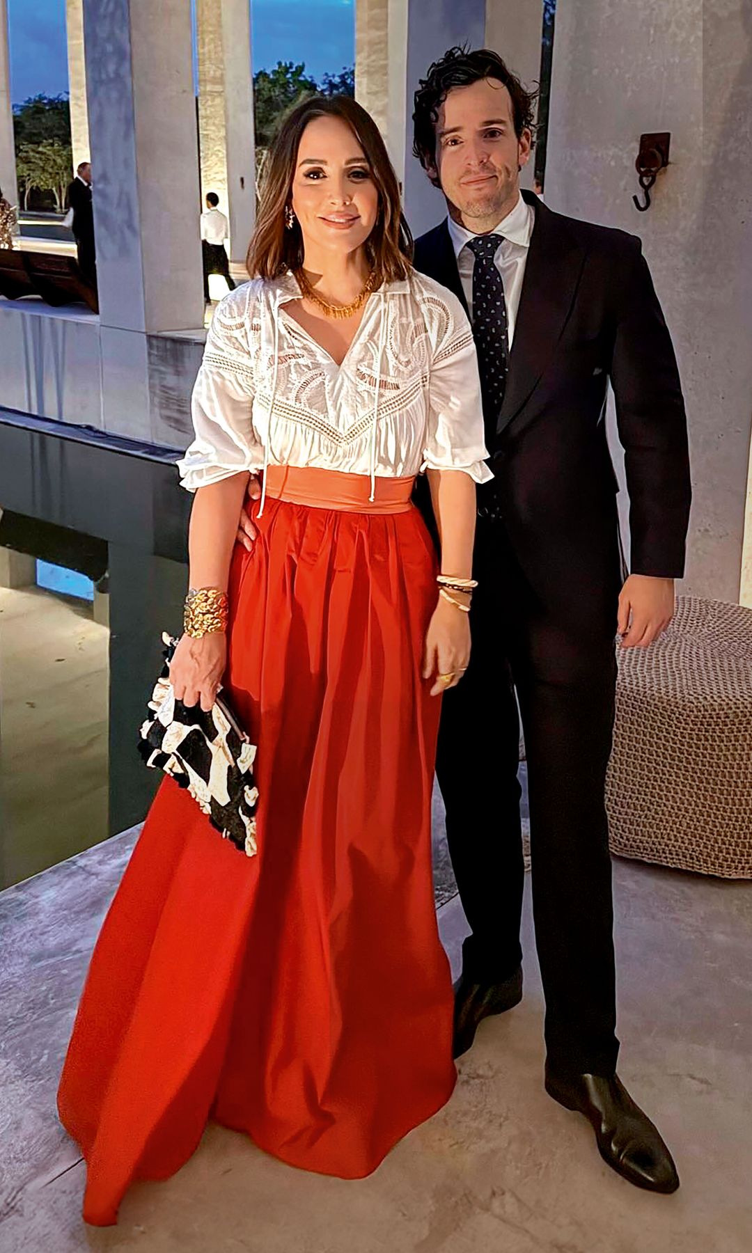 Tamara Falcó con Íñigo Onieva en la boda de Renata y Alonso