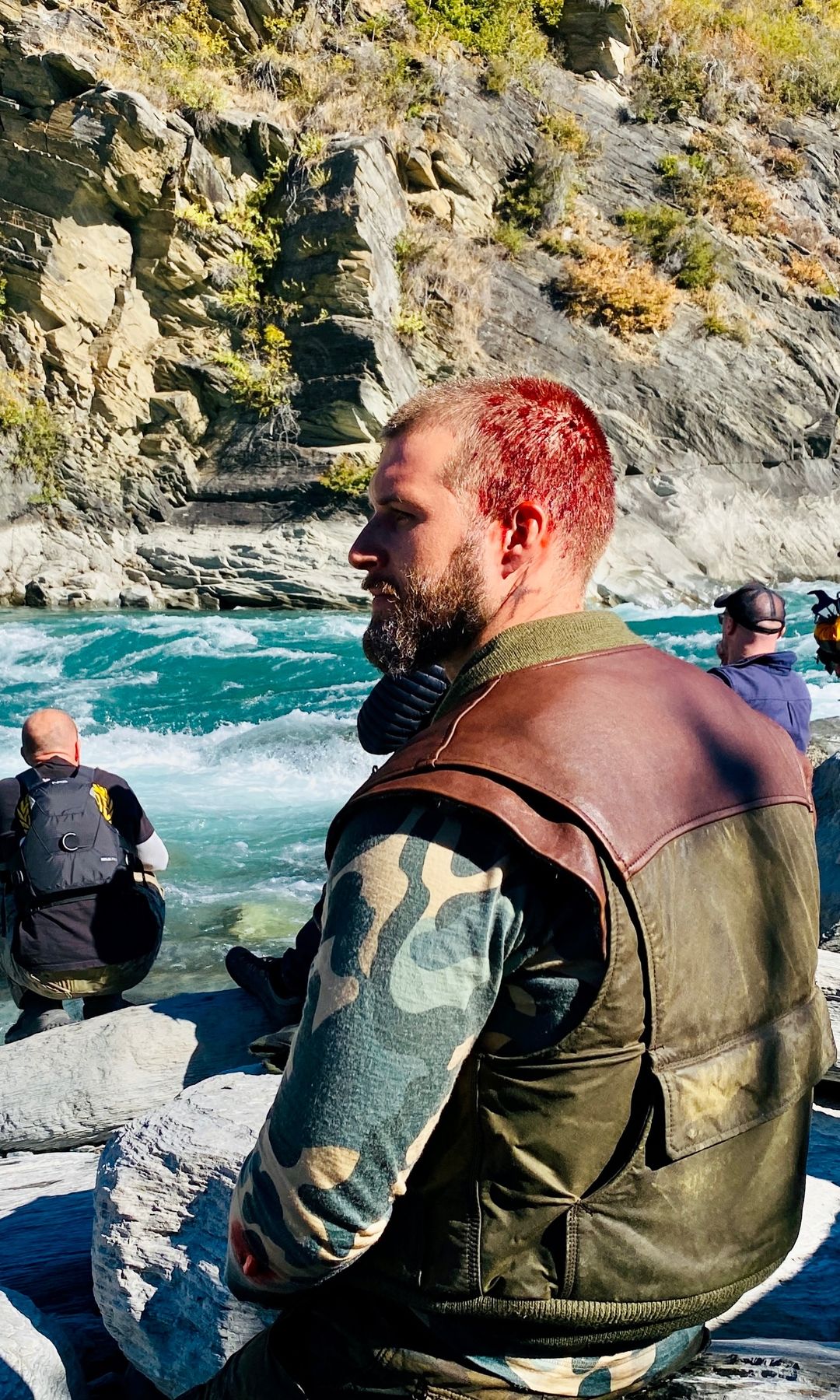 Joel Abadal durante una de las escenas