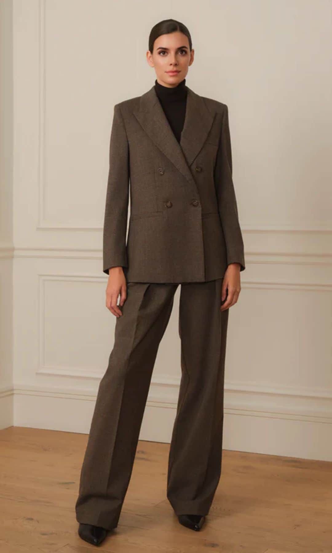 traje marrón Juan Avellaneda