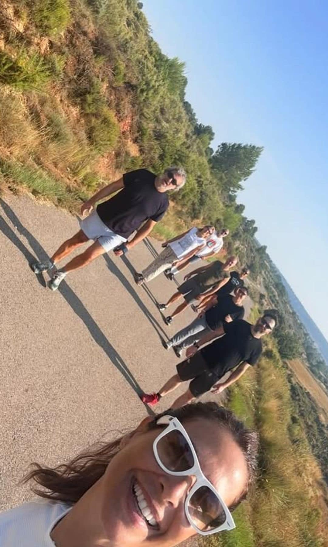 Nuria Roca, de vacaciones con sus amigos
