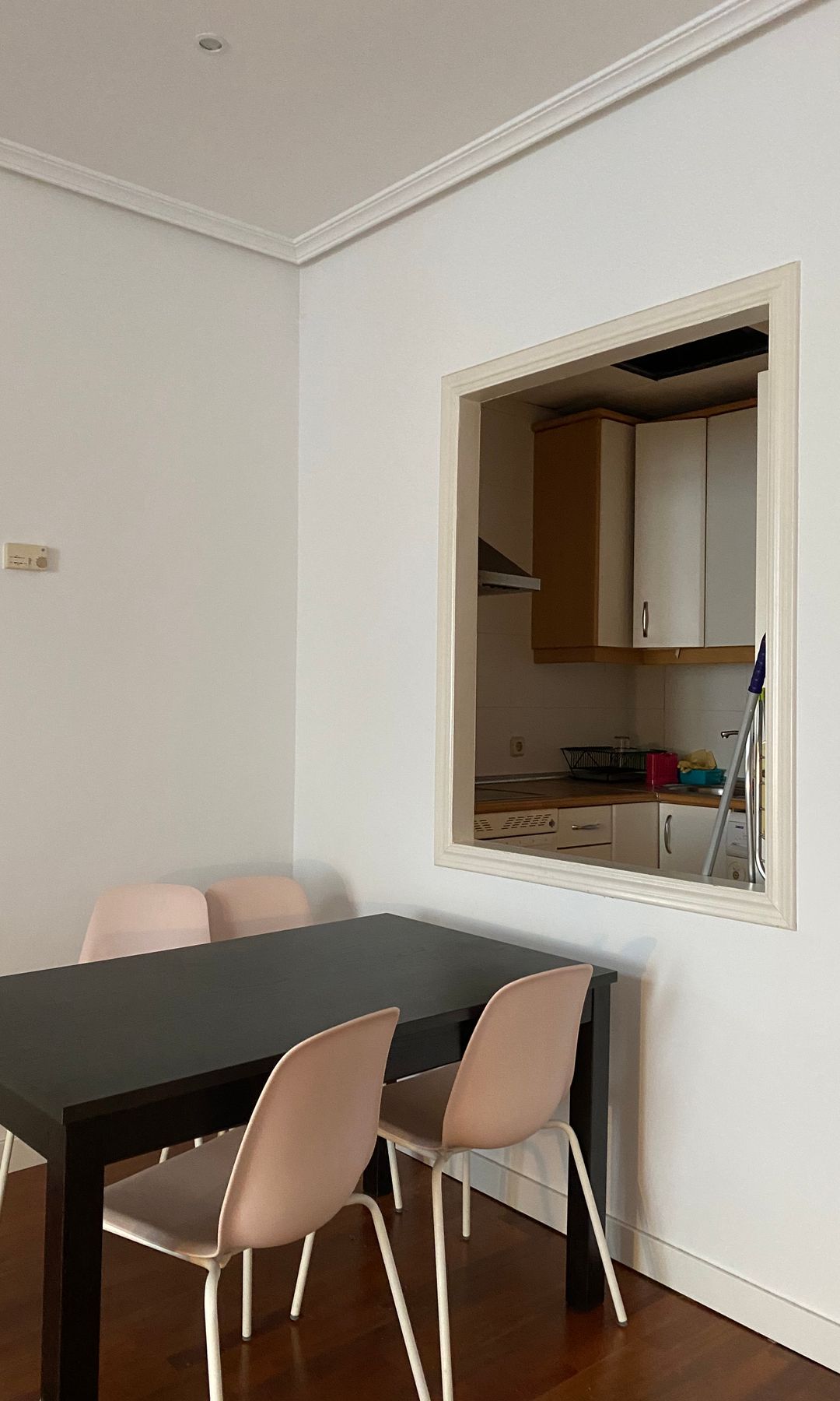 Comedor y cocina antes de la reforma