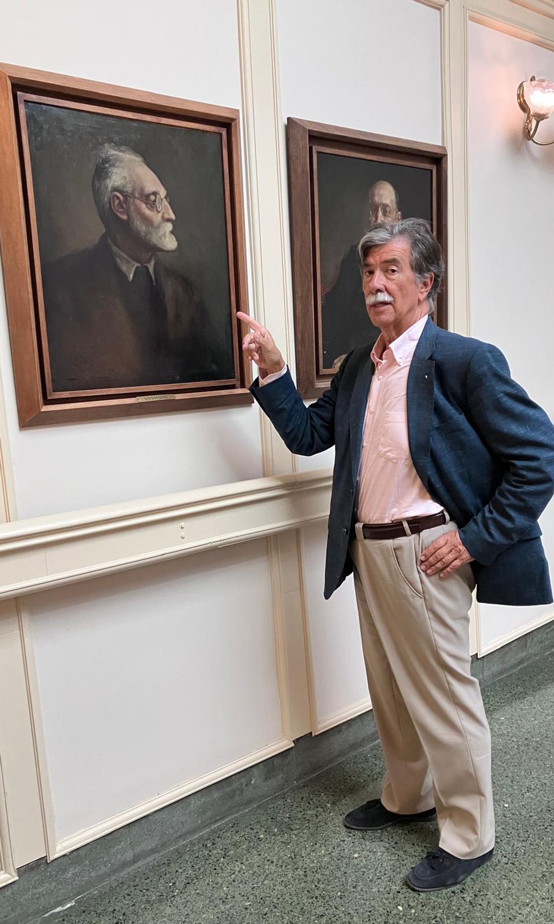 Javier Urra, en el Real Colegio de España, en Bolonia (Italia)