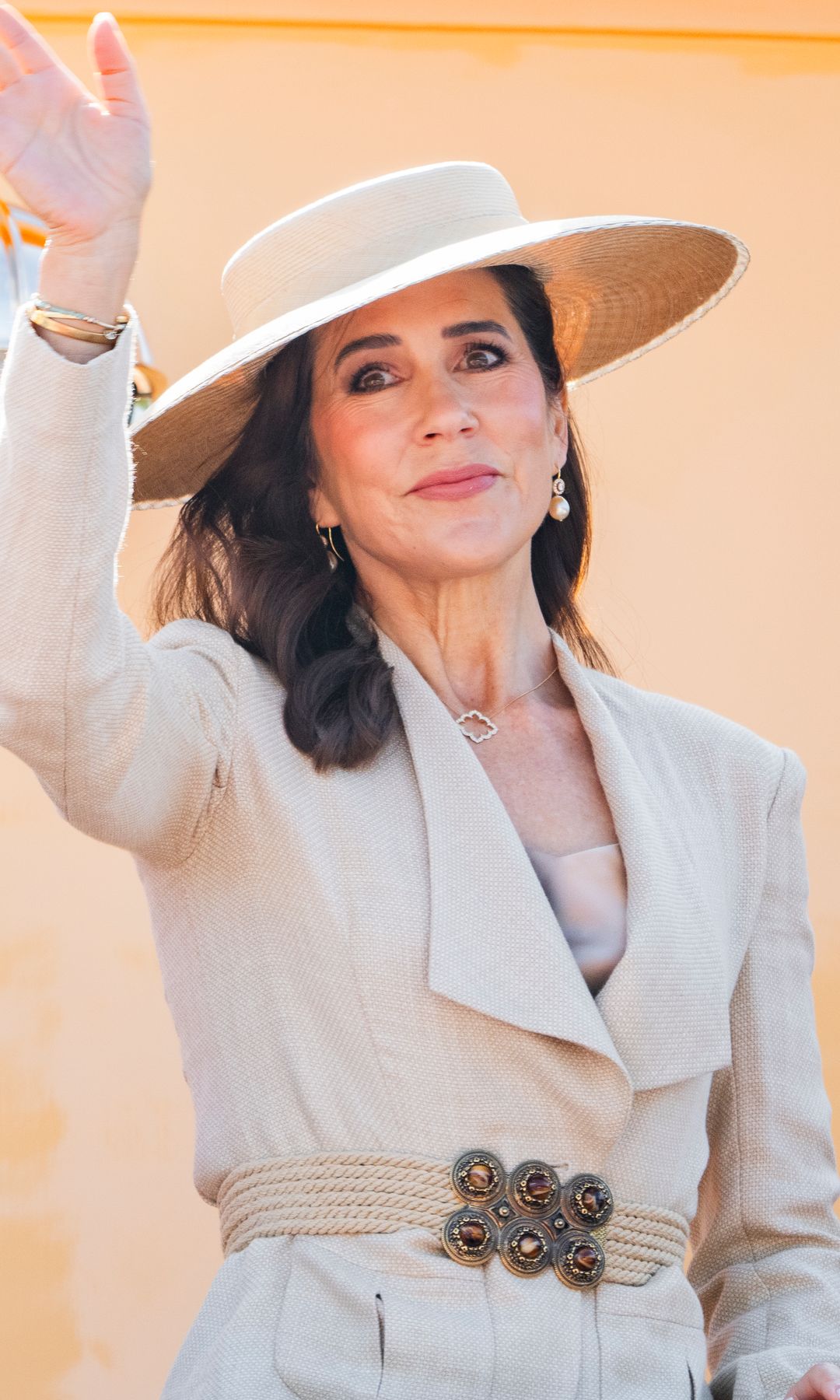 La reina Mary de Dinamarca llegando a Odense, 1 junio de 2026