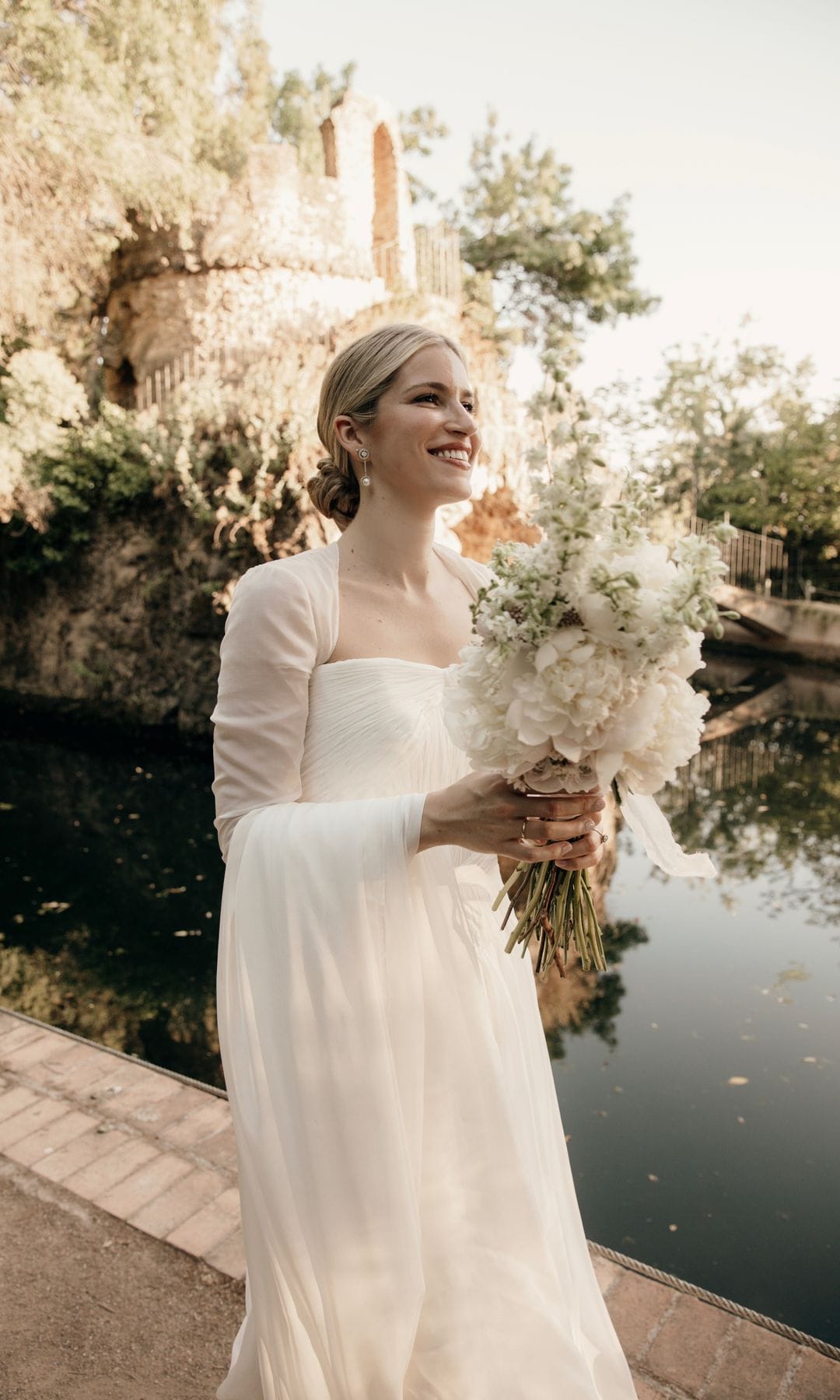Ramo de novia blanco