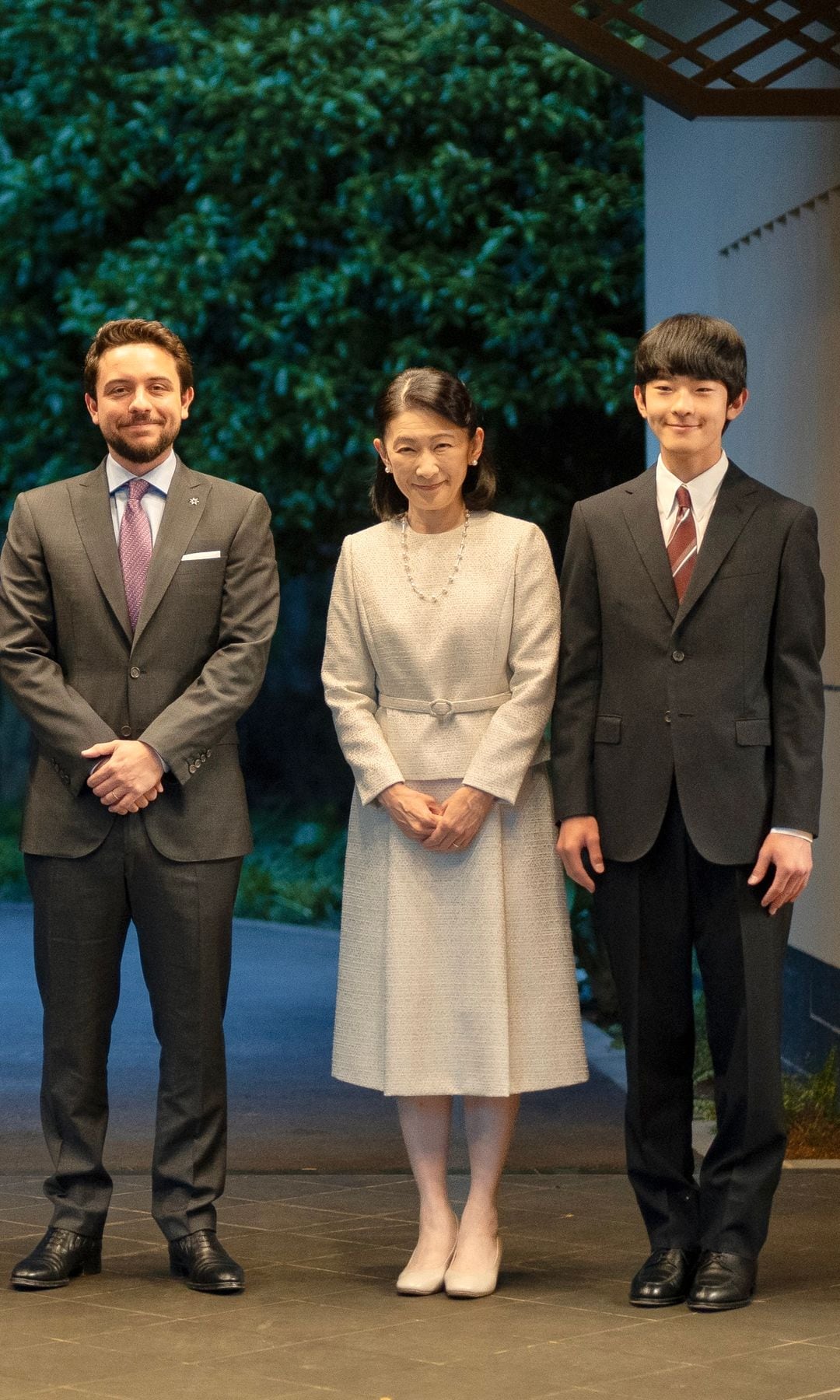 Hussein de Jordania durante su visita a Japón para representar a su país y a la Corte Real Hachemita en la Expo de Osaka 2025, un evento global