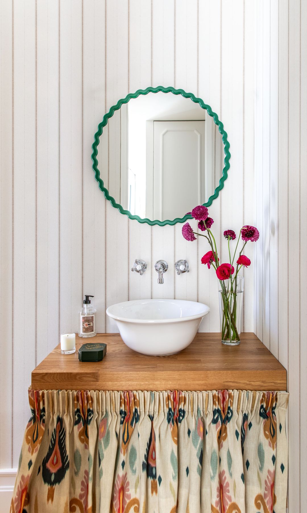 Un detalle del baño