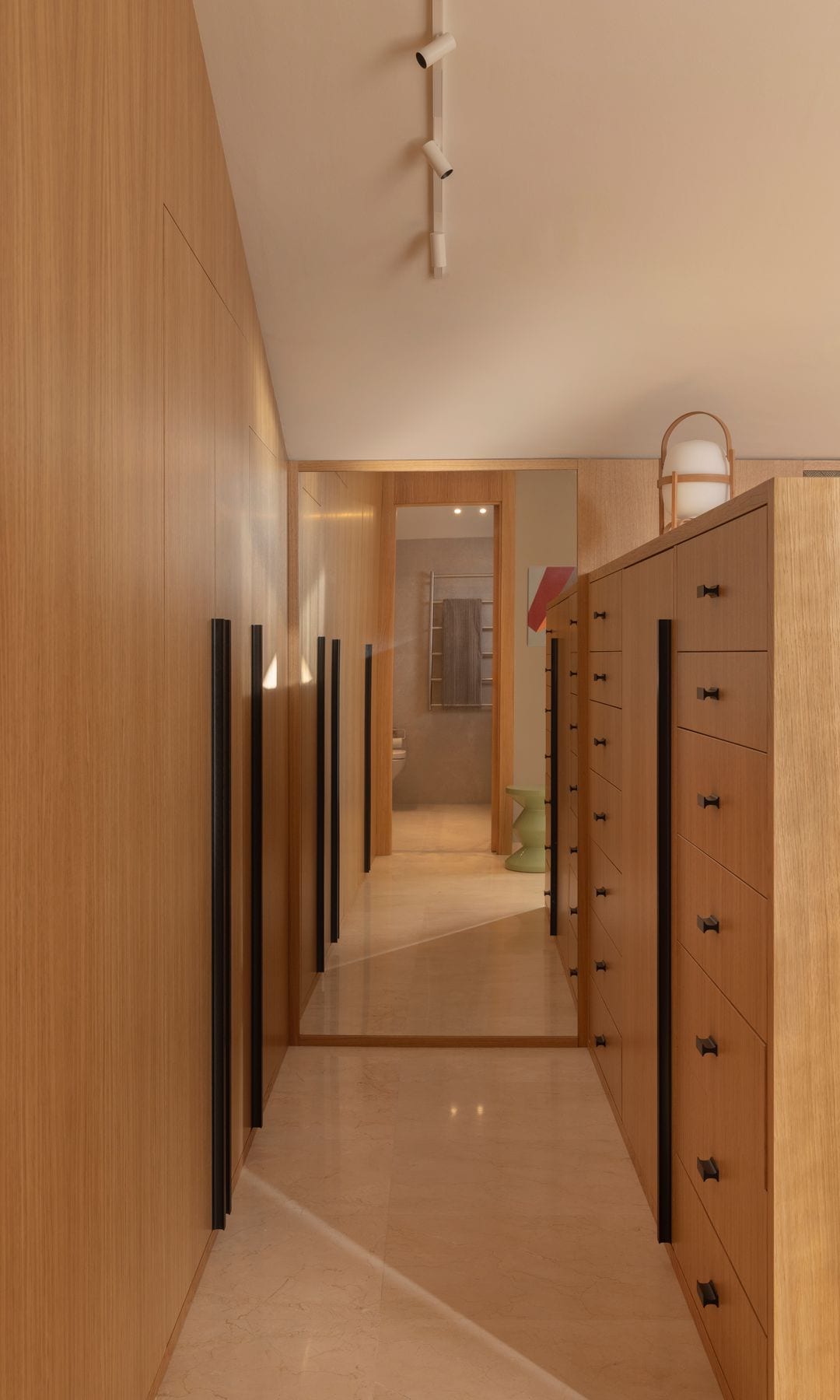 Vestidor diseñado por Albert Ramoneda Studio