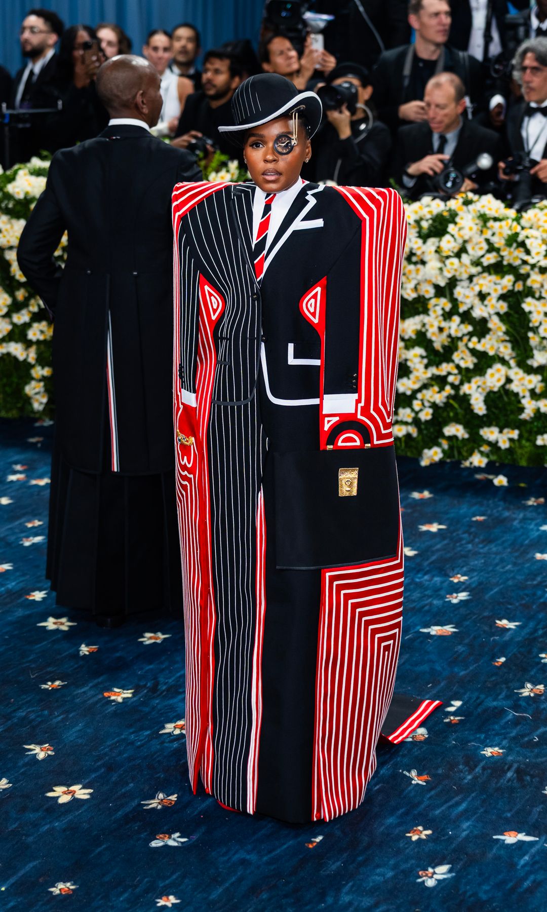 Janelle Monae en la alfombra roja de la MET Gala 2025