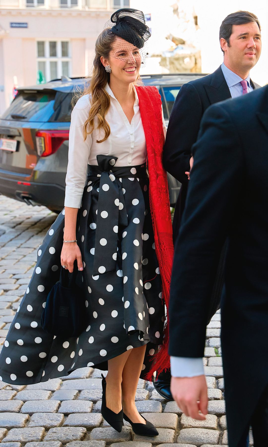 Victoria López-Quesada y su marido, Enrique Moreno de la Cova, invitados a la boda real