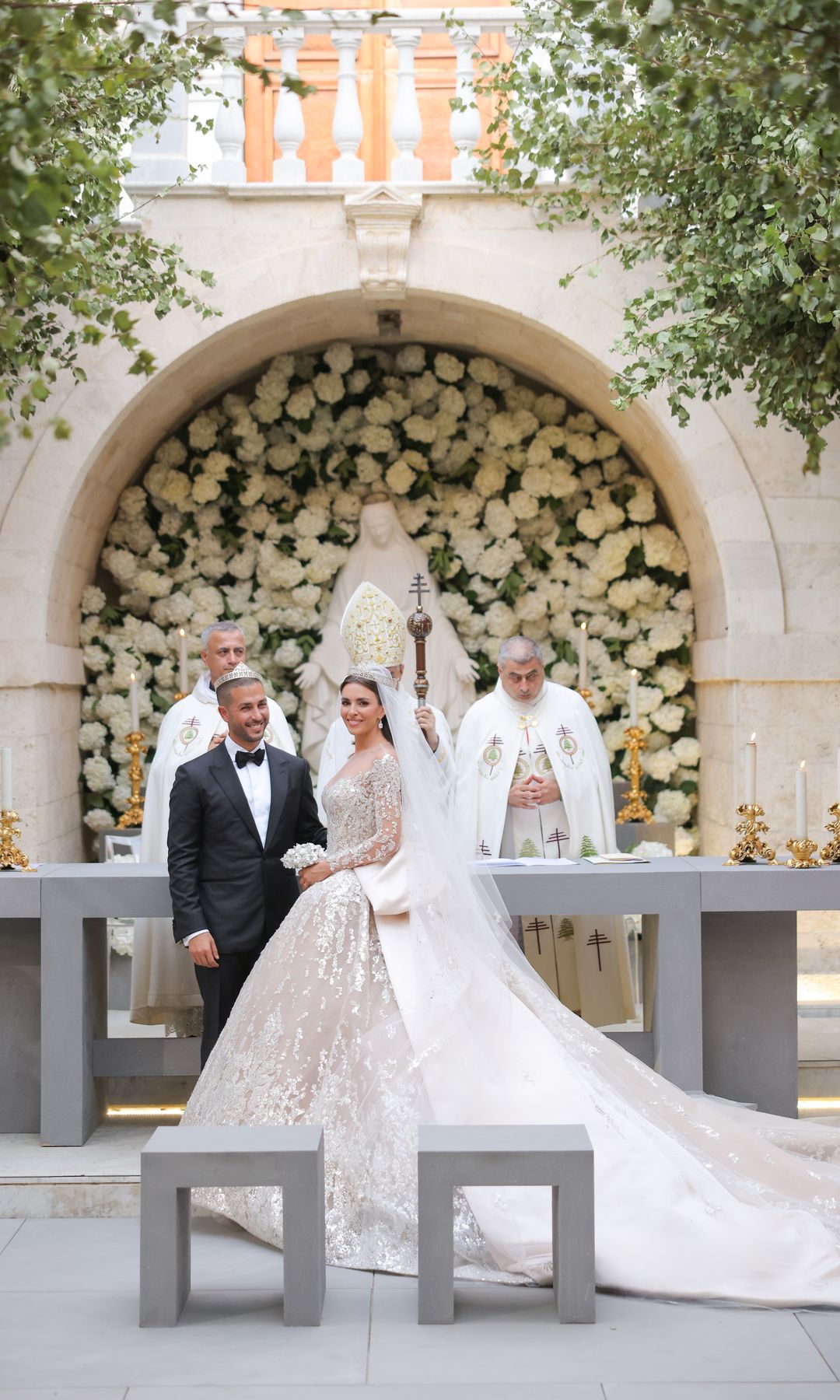 Boda Celio Saab y Zein Qutami