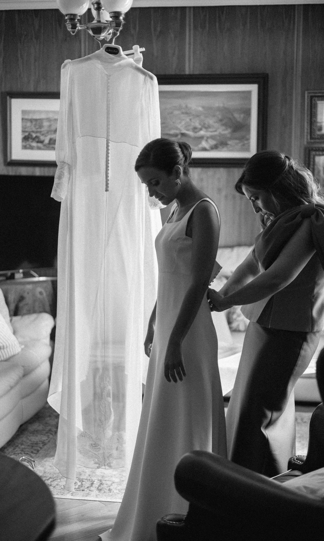 Vestido de novia desmontable