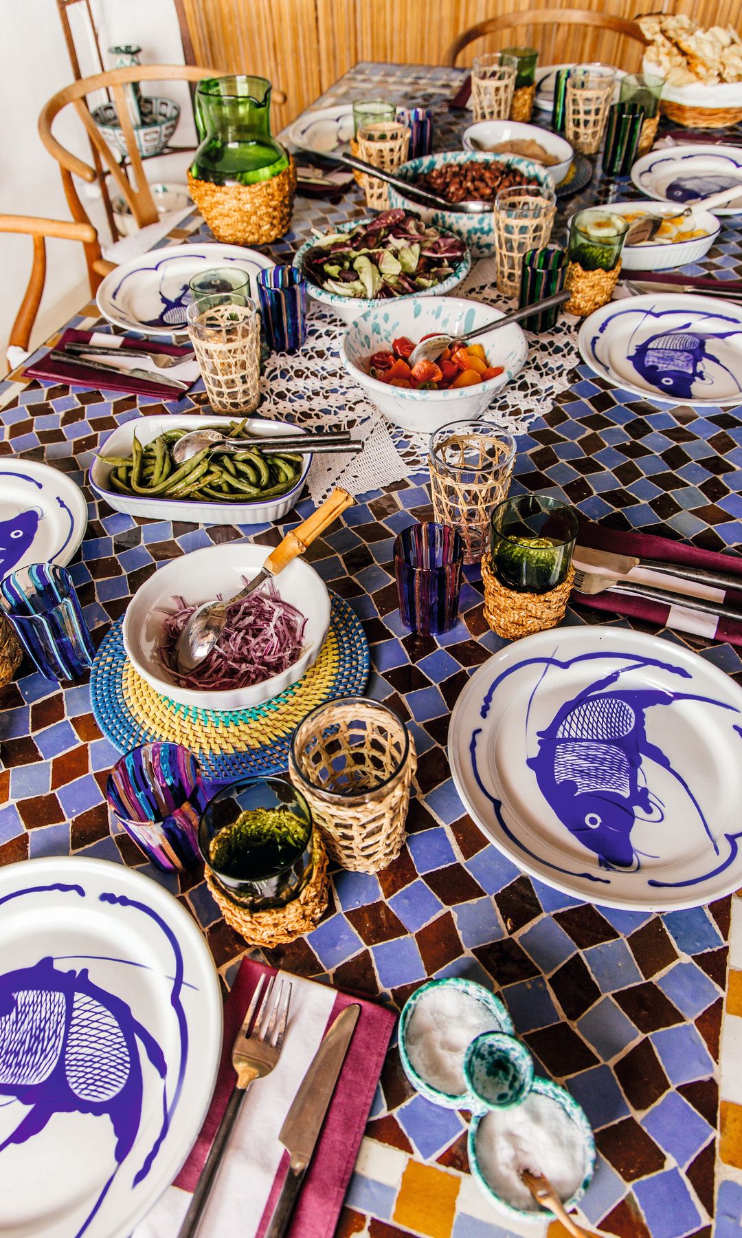 Un encuadre de la mesa