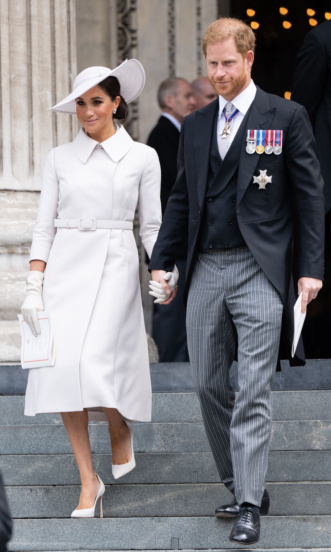 Meghan Markle y el príncipe Harry, en el Jubileo de plata de Isabel II