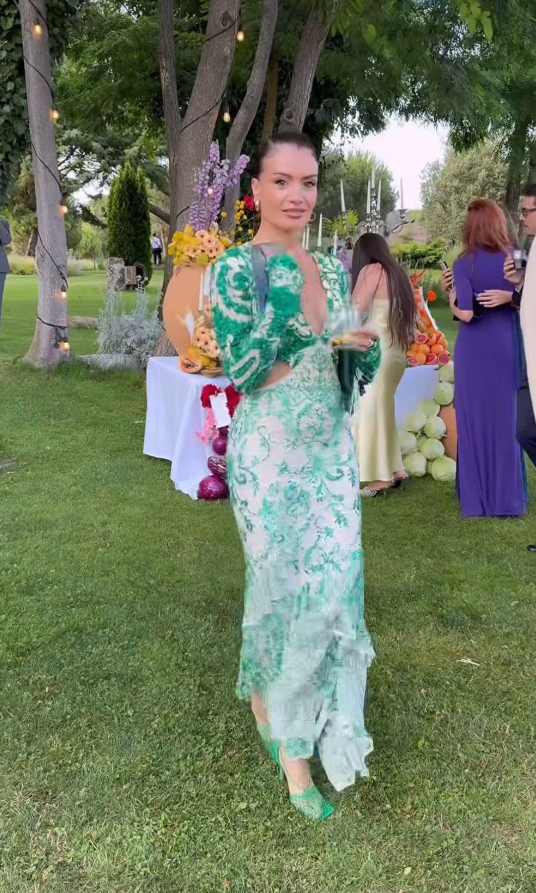 Madame de Rosa en la boda de Susana Molina