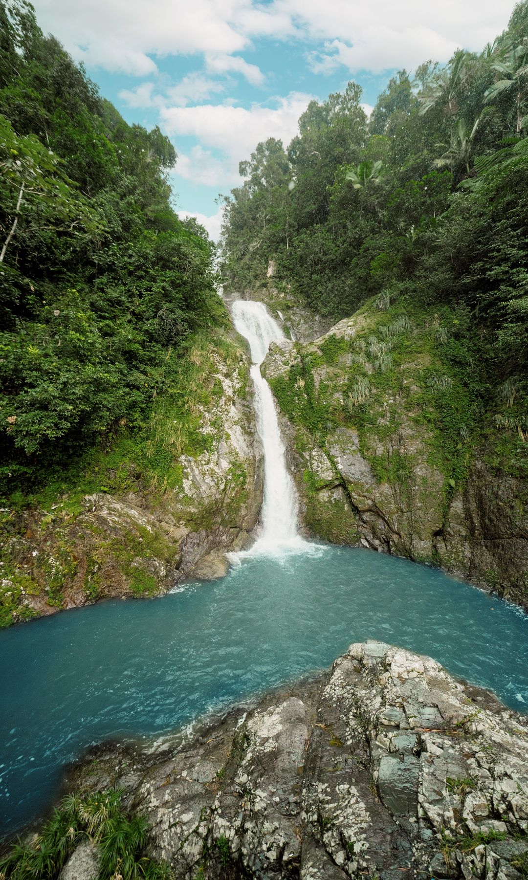 Cascada Salto de Doña Juana, en el interior montañoso de Puerto Rico