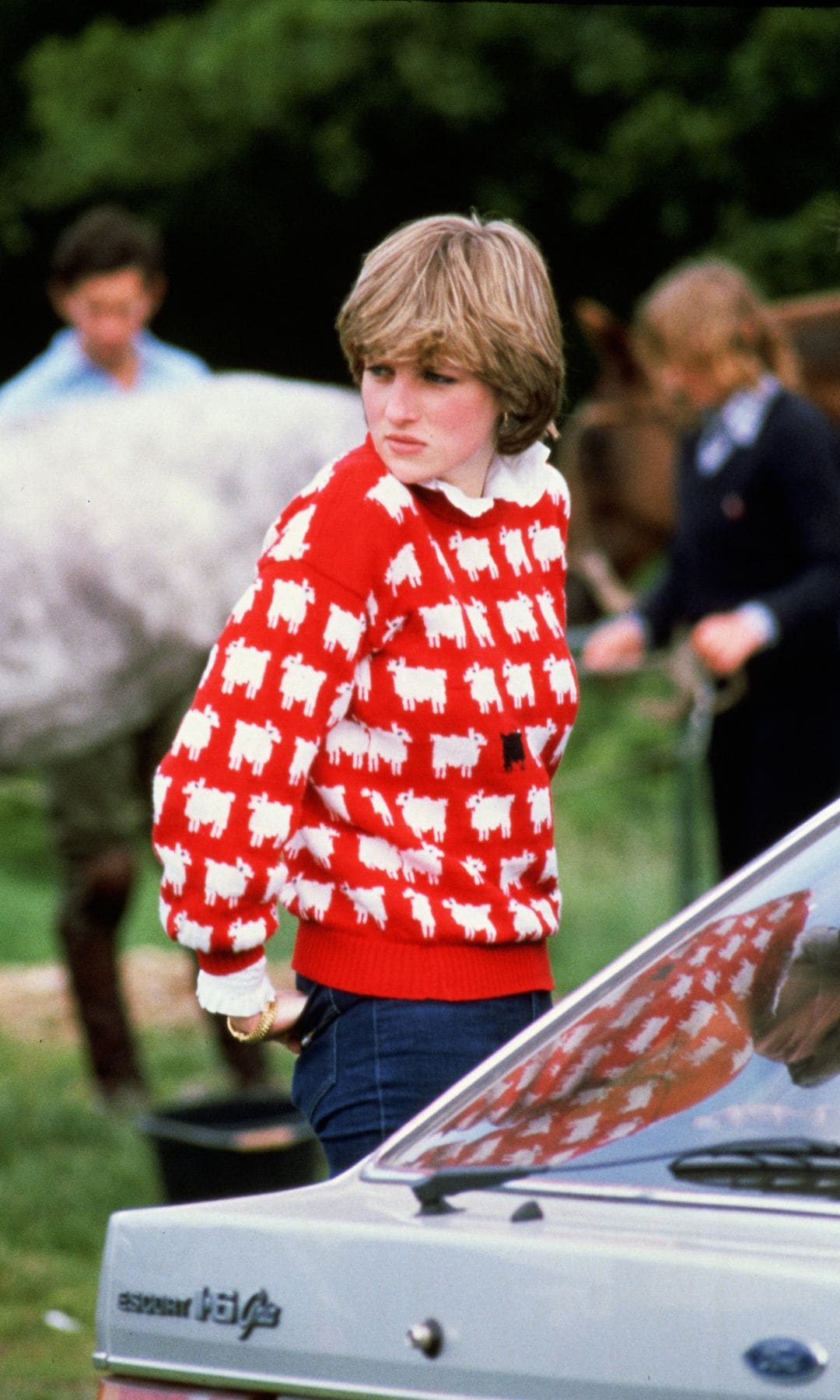 El suéter de ovejas fue una de las prendas más icónicas de la royal.