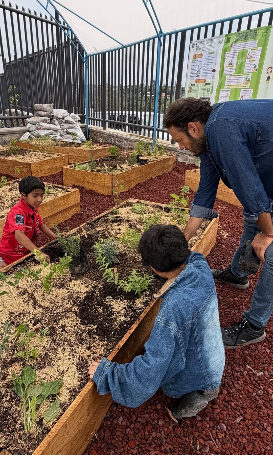 Huerto ubicado en el Parque Nueva España ubicado en la 4ta Colonia SIMI, en Zapopan