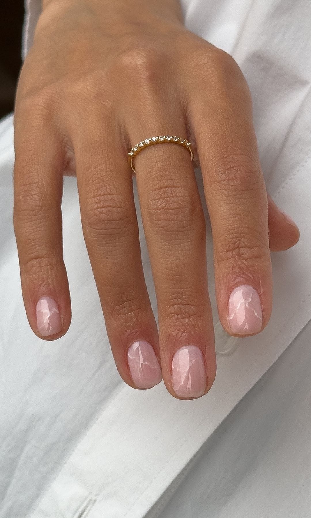 Manicura efecto mármol