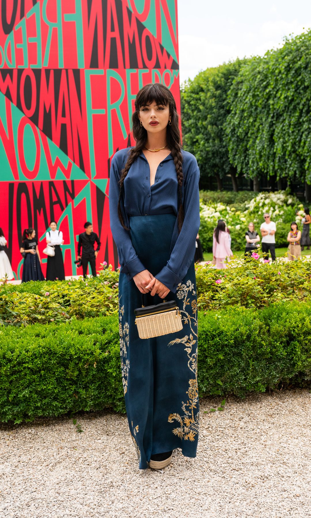  Deva Cassel en el desfile de Dior Alta Costura 2024