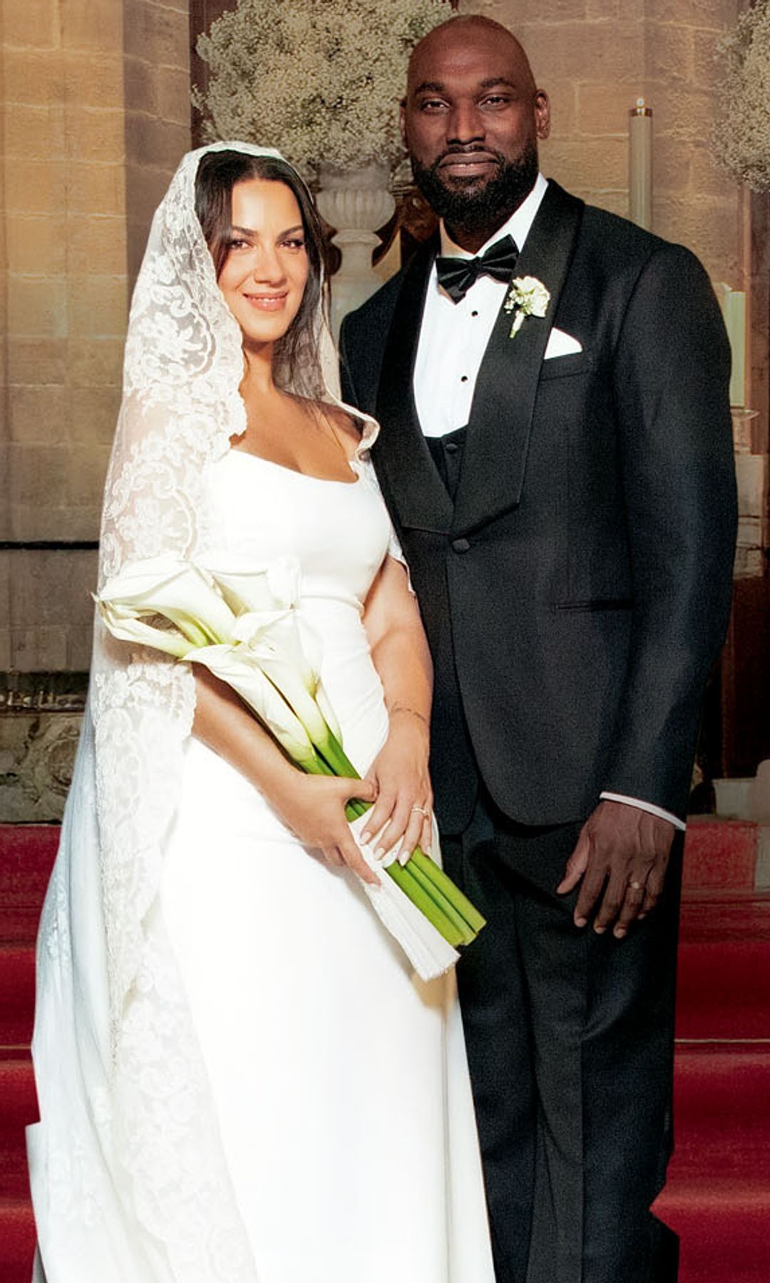 Giulia Sagliocco con su ya marido