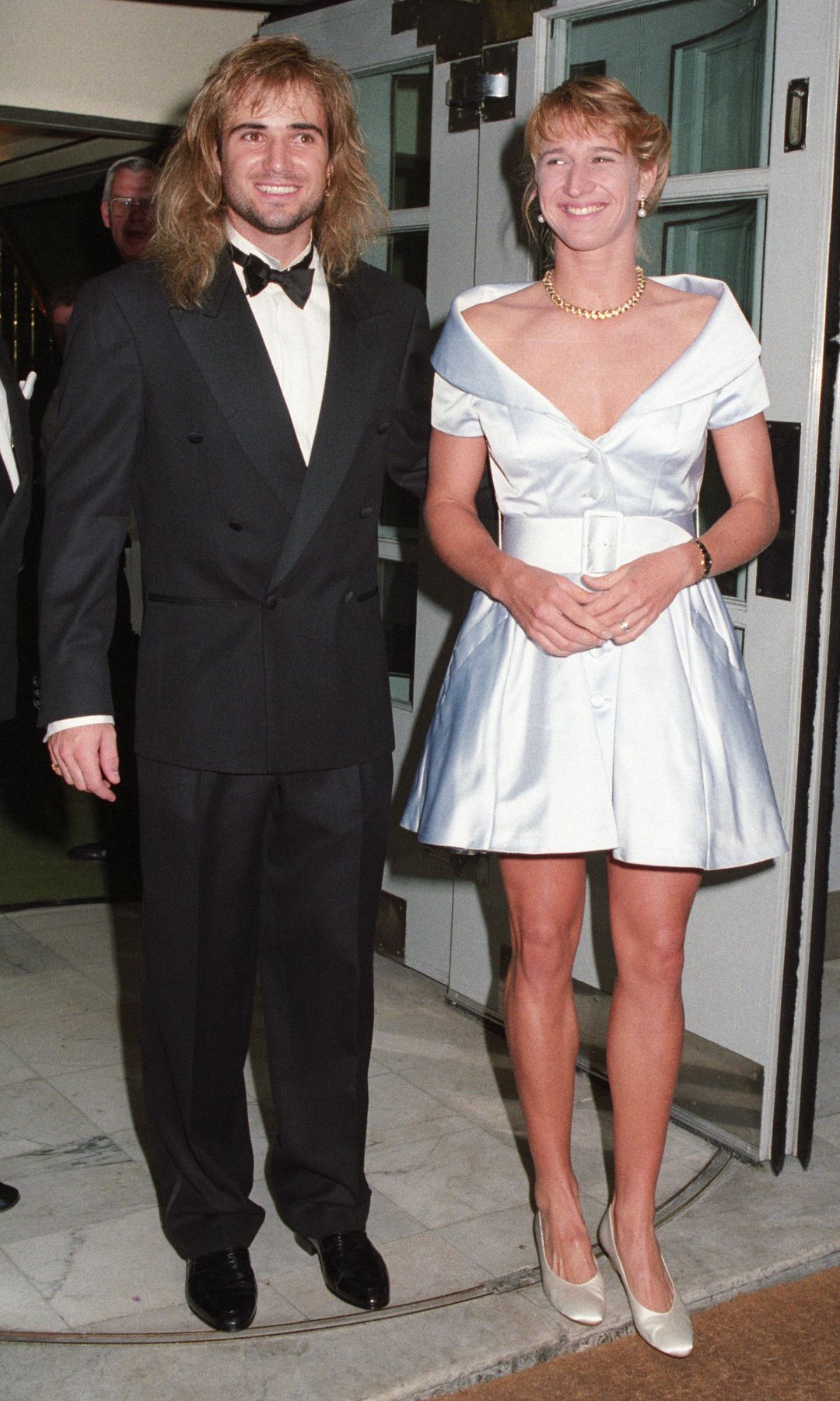 Andre Agassi y Steffi Graf en el Baile de los Ganadores de Wimbledon (1992)