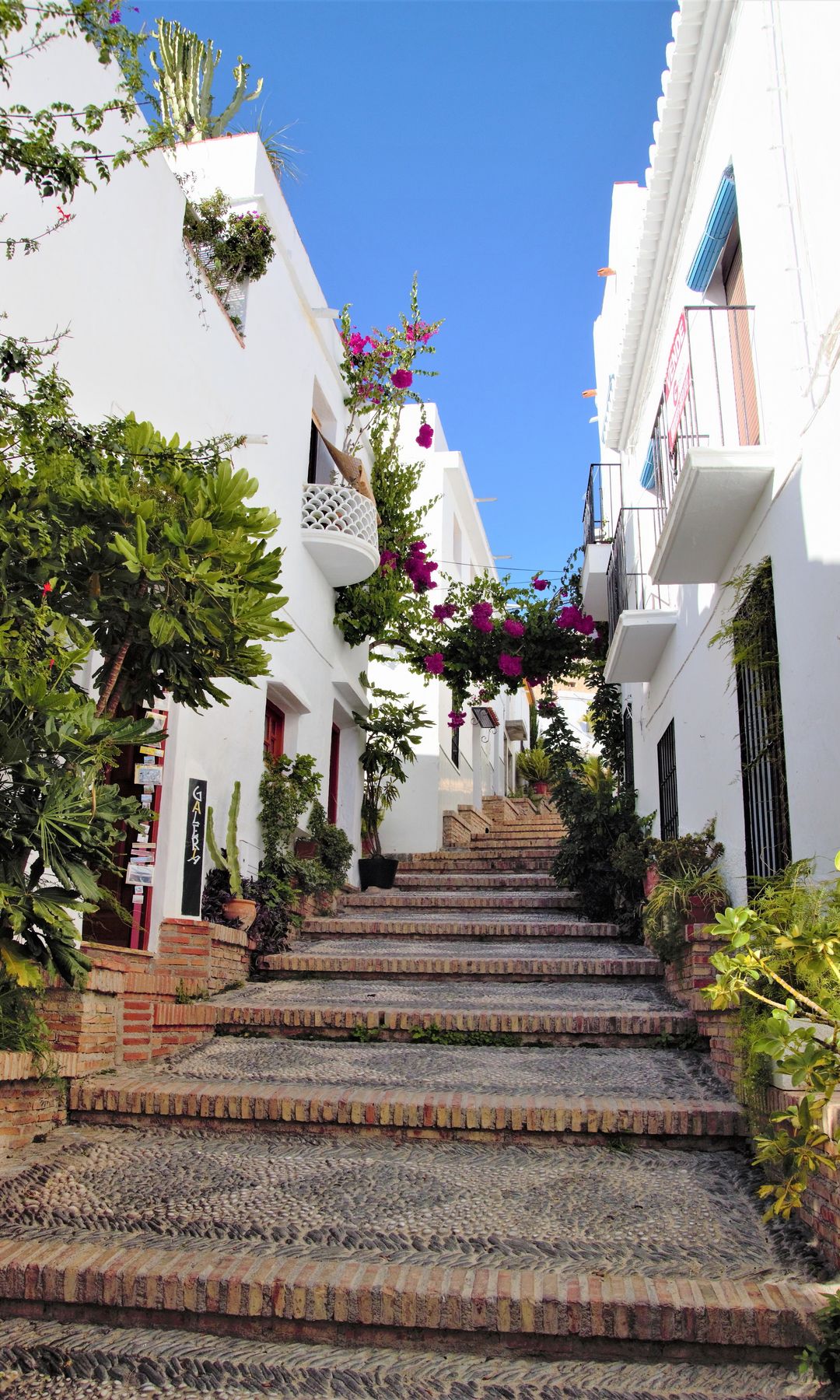 Calles del casco antiguo de Salobreña, en Granada