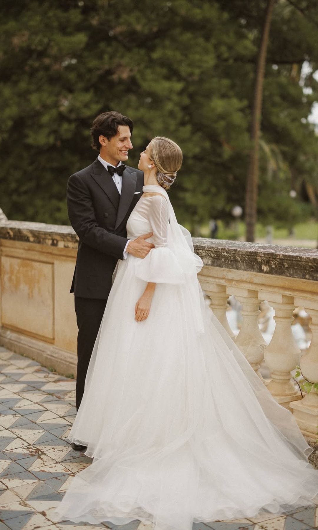 Boda Charlotte de Nassau (hija mayor del príncipe Robert de Luxemburgo, primo hermano del Gran Duque Enrique) y Mansour Shakarchi en Sicilia