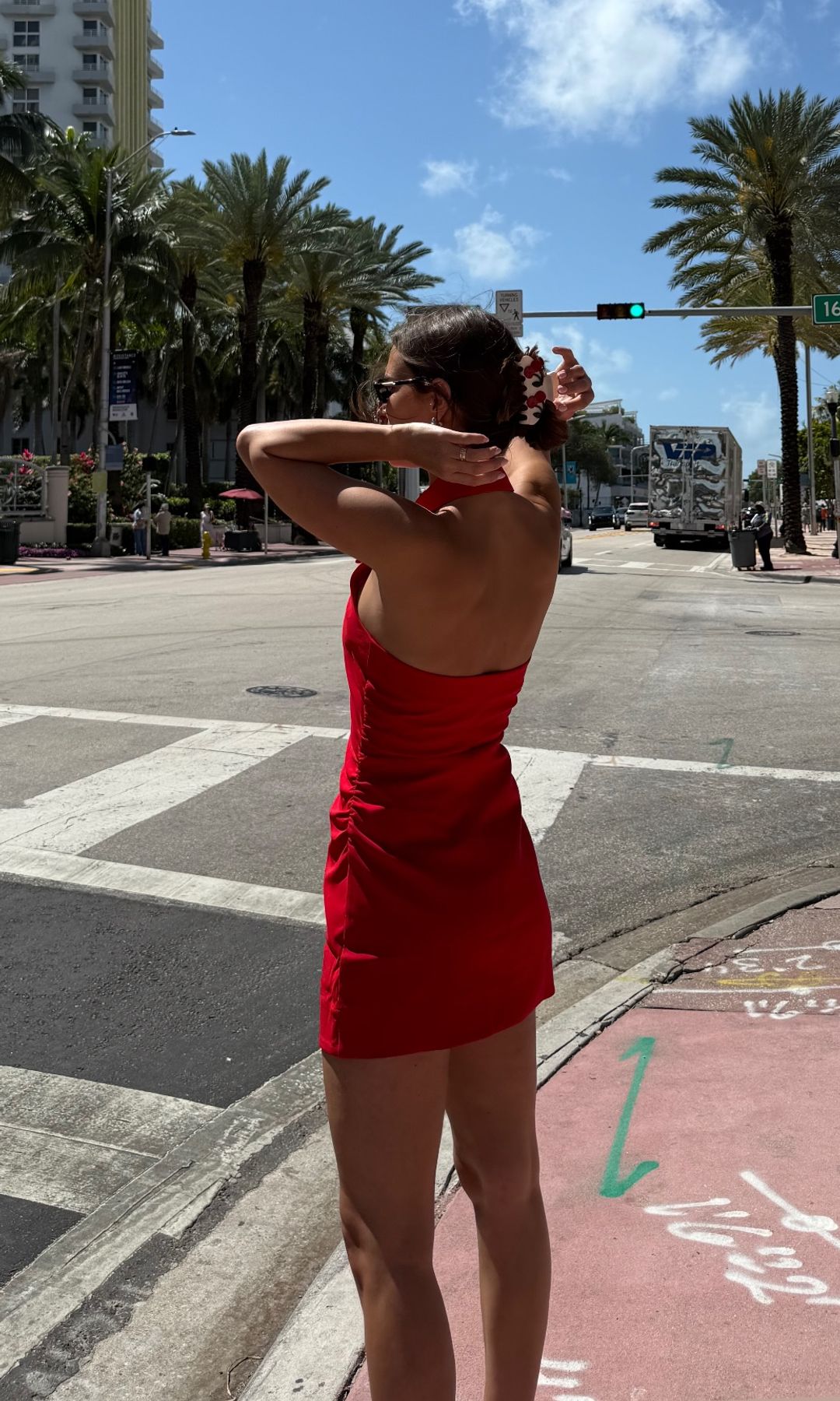 Look de María Pombo en Miami