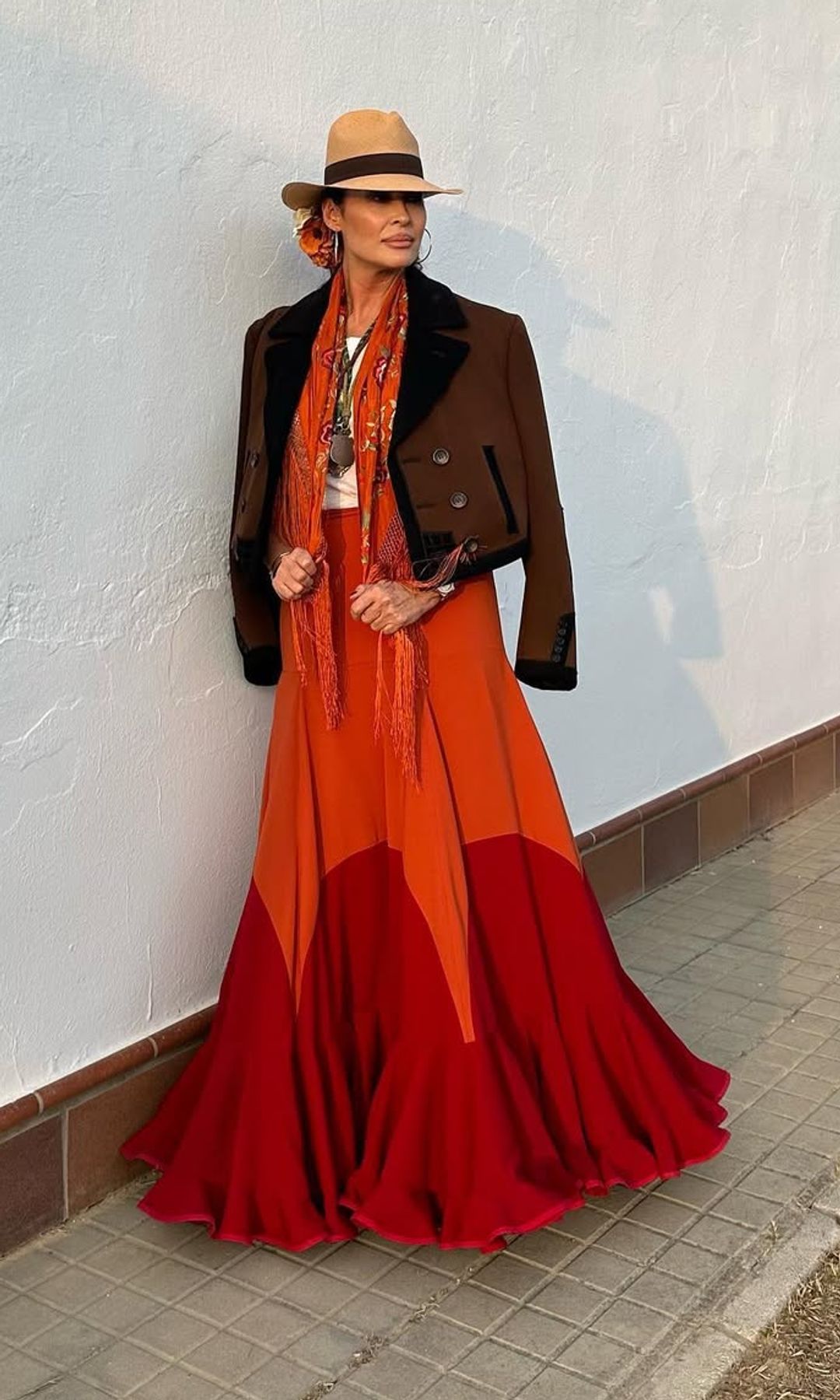 Vicky Martín Berrocal en su casa de El Rocío