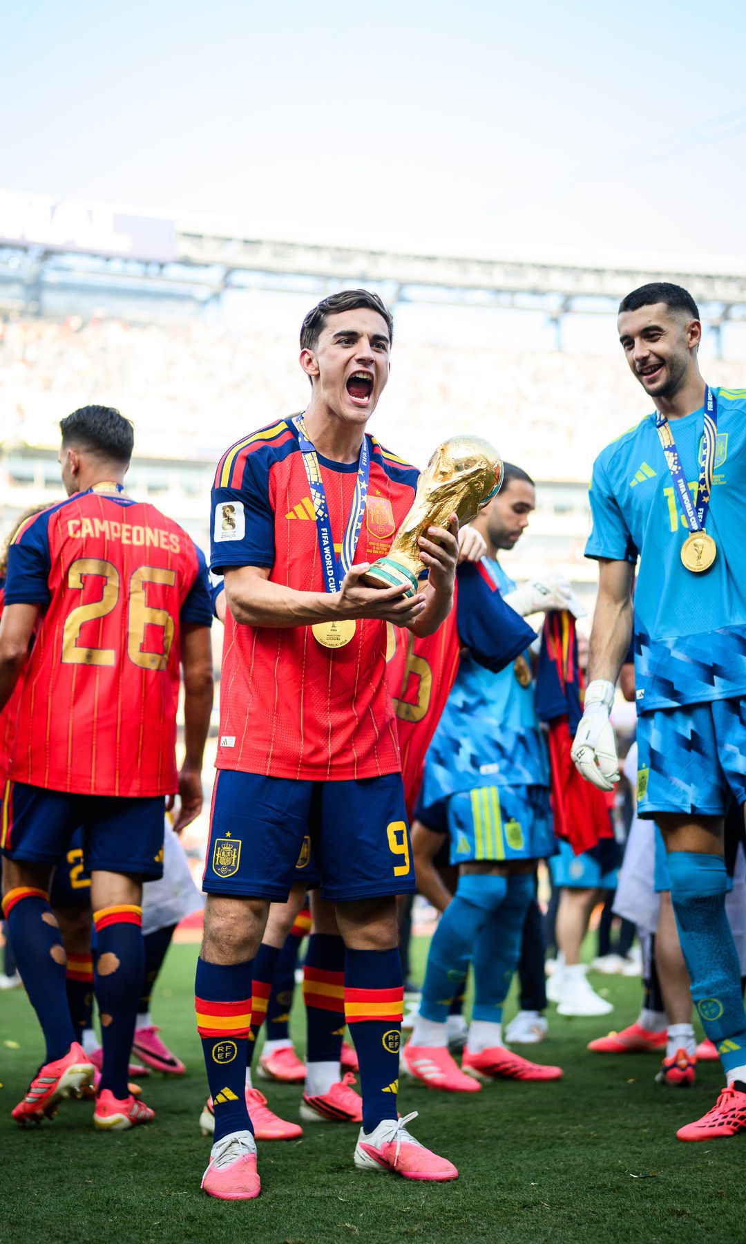 Los jugadores de la Selección con las zapatillas rosas que han dominado el Mundial