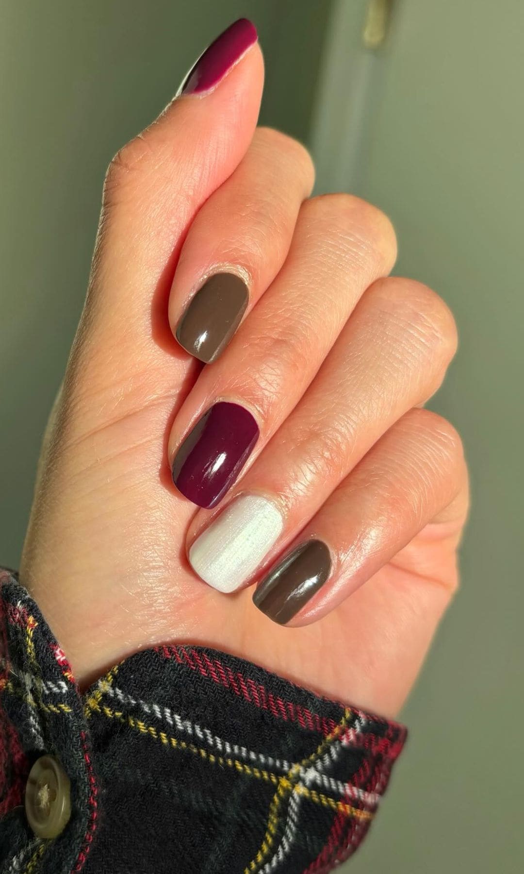 Manicura combinación de colores