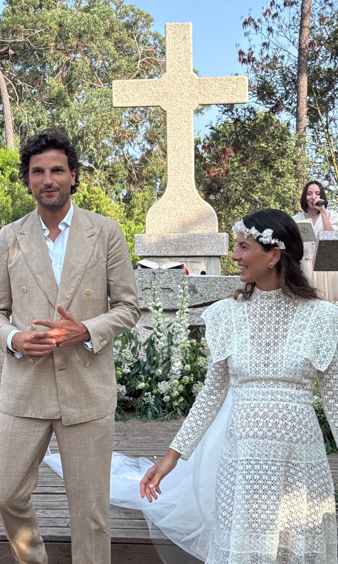 La boda de la modelo de Zara, Léa Meylan