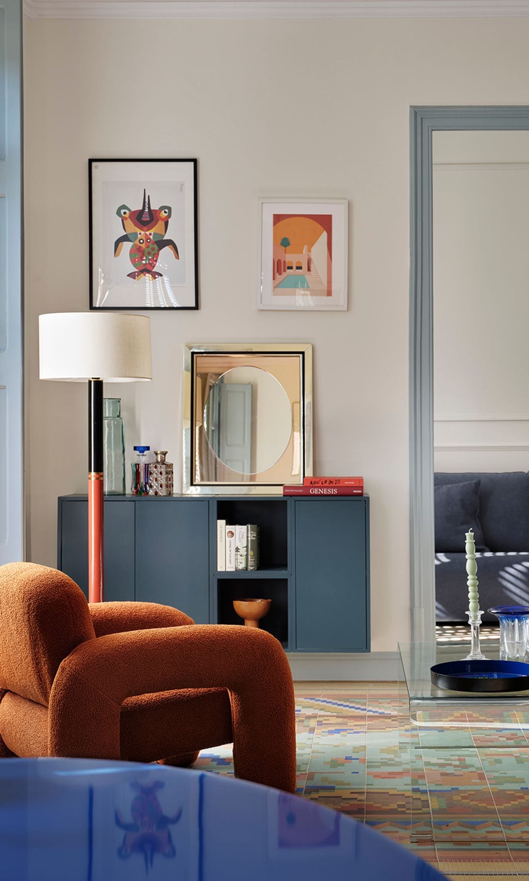 Doble zona de estar comunicada