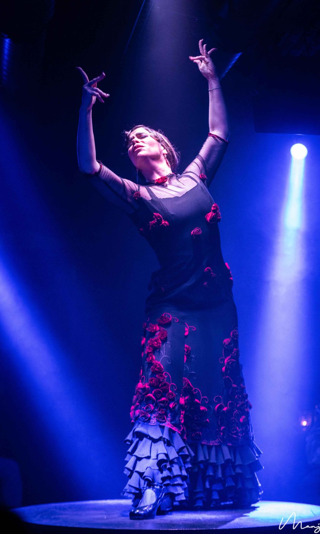 Cynthia Cano en el tablao La Carmela en Madrid