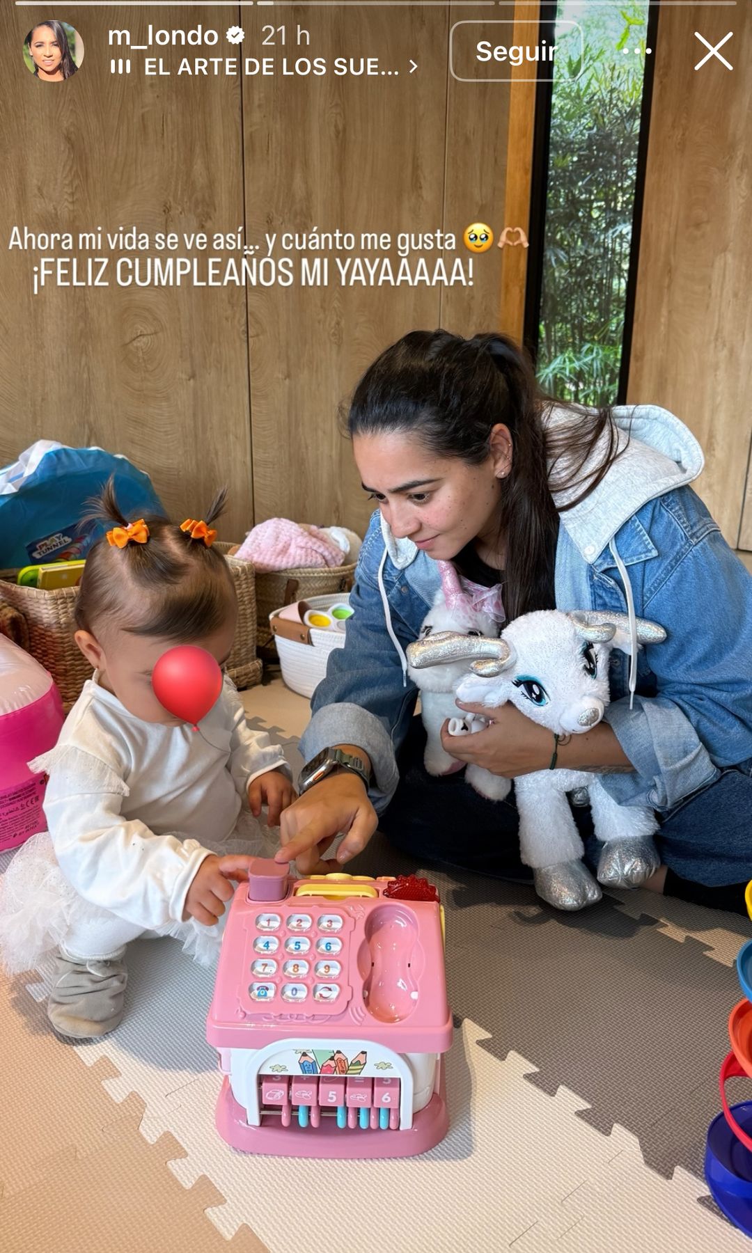 La hermana de Maluma está fascinada con su faceta como tía