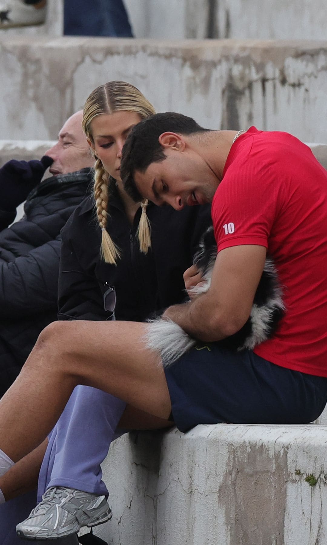 Jessica Goicoechea y su novio Manuel Moreno en Madrid