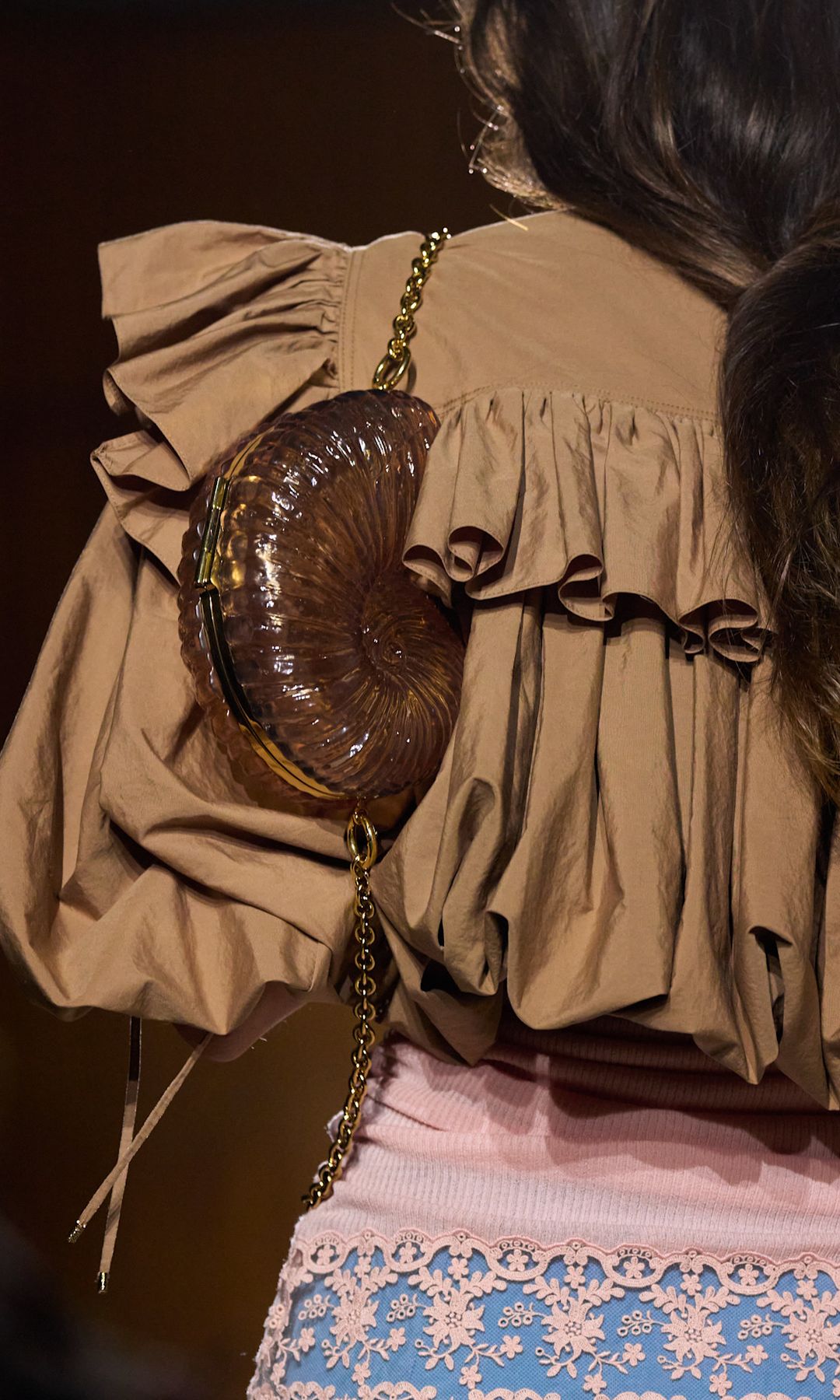 Bolso en forma de caracola de Chloé Primavera/Verano 2026