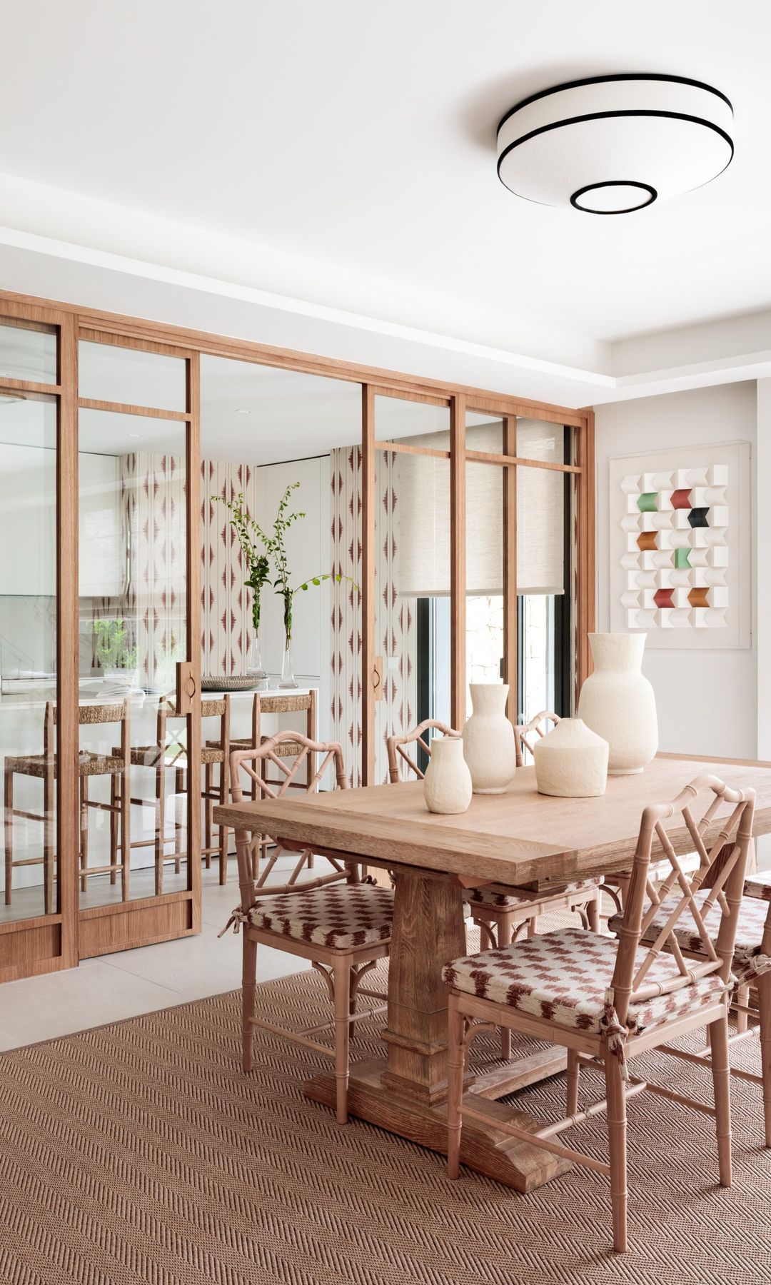 Comedor y cocina coordinados