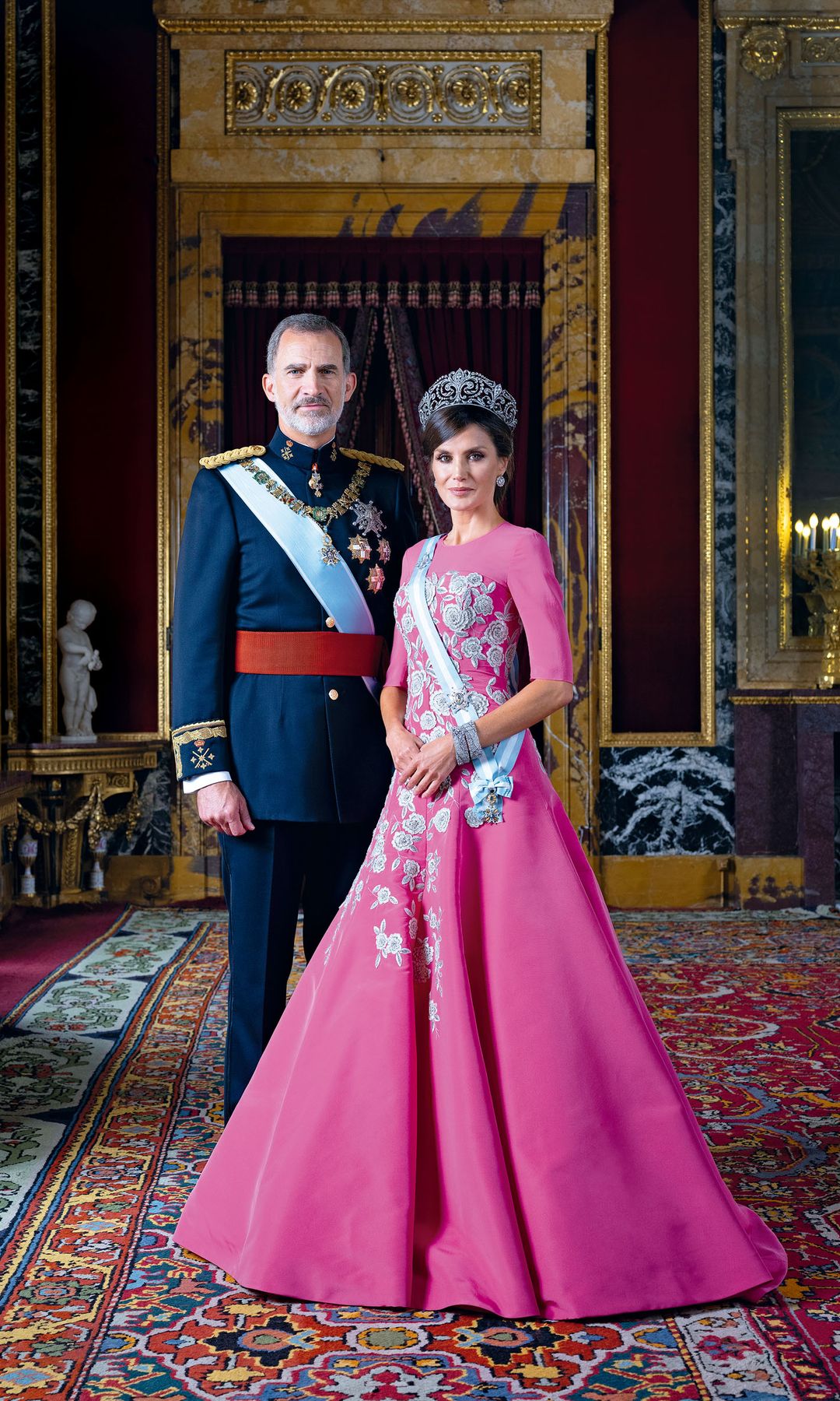 Los reyes Felipe y Letizia en un retrato oficial