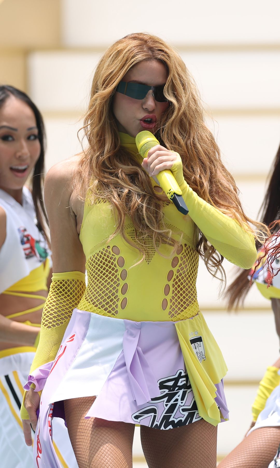 Shakira en Mexico en el la actuación de inauguración El Mundial
