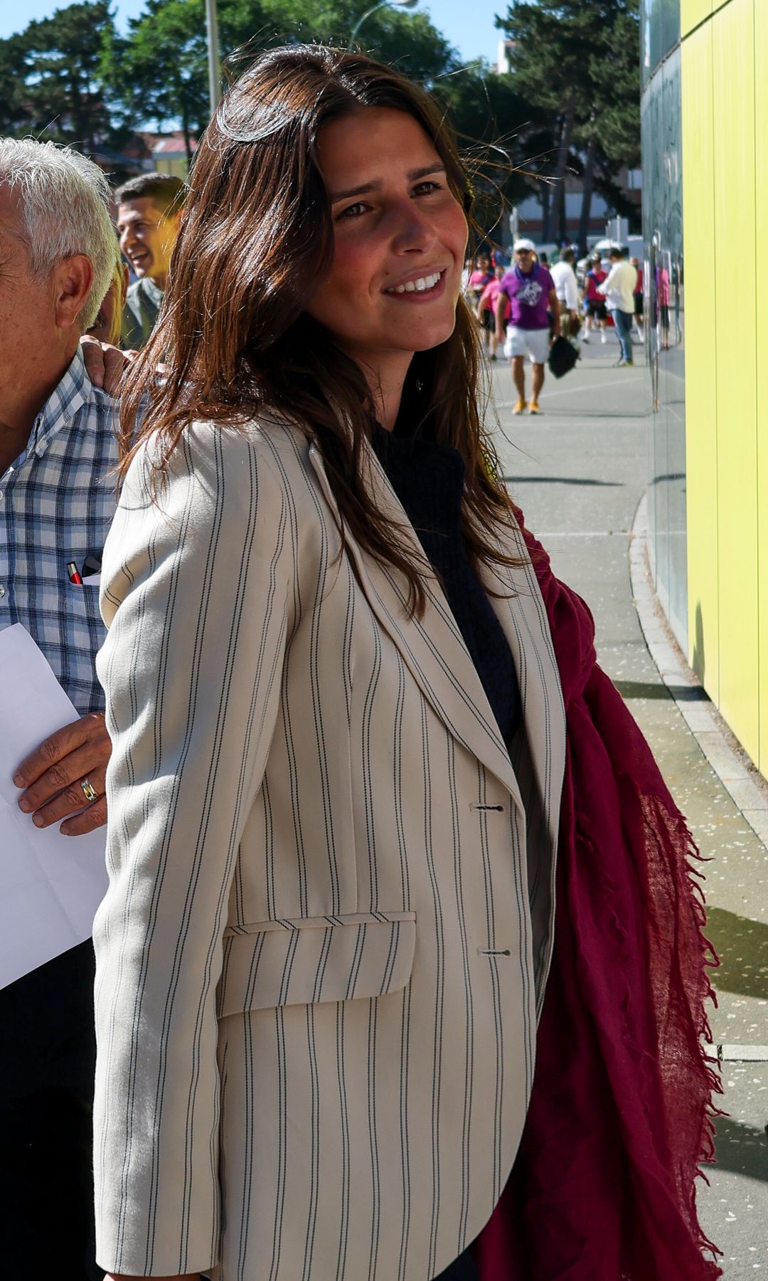Tana Rivera, minutos antes de entrar a la Plaza de toros de Burgos