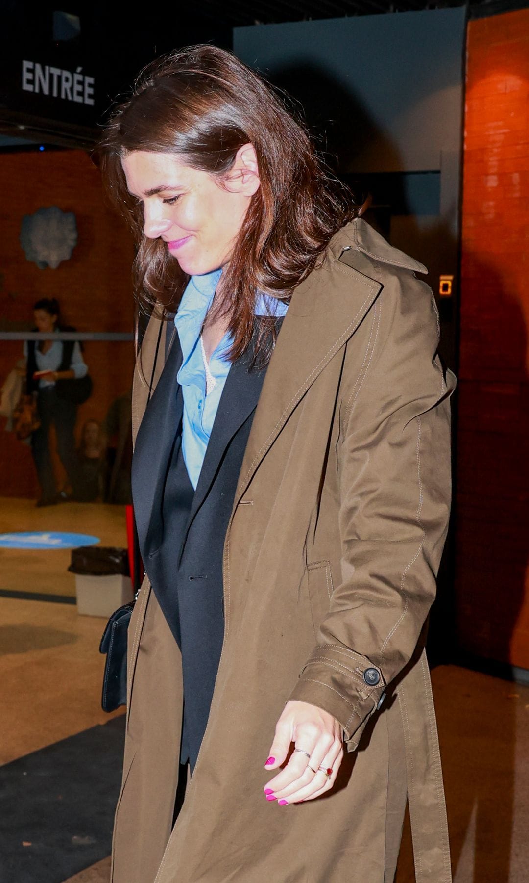 Carlota Casiraghi, a su llegada al Instituto Francés de Madrid