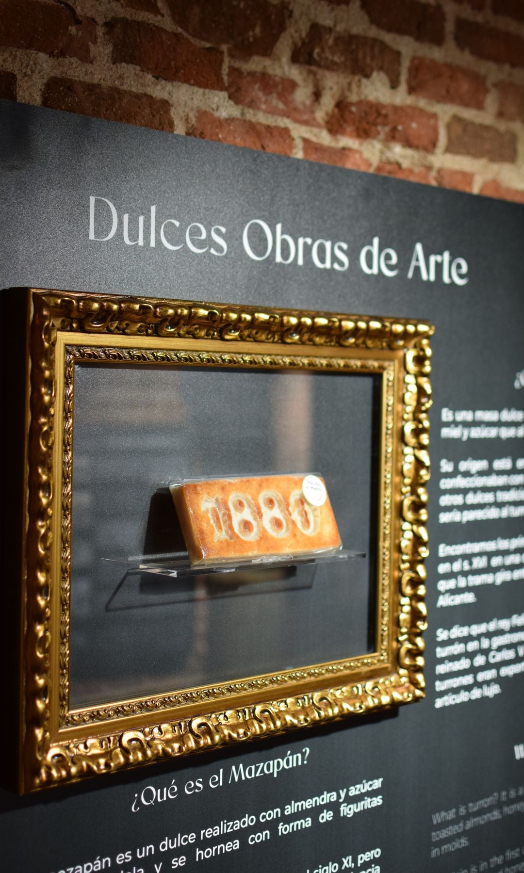 Museo del turrón en la tienda Casa 1880 