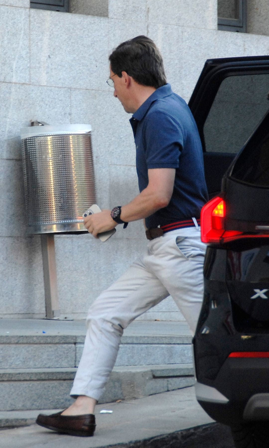 José Luis Martínez-Almeida llega al hospital Virgen del Rosario donde va a dar a luz su mujer, Teresa Urquijo, a 03 de julio de 2025, en Madrid (España)