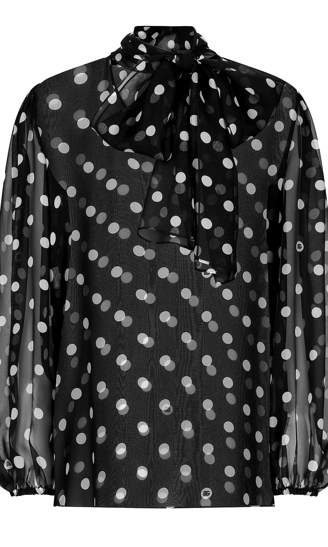 Blusa con lazada (1.450 €), de Dolce&Gabbana