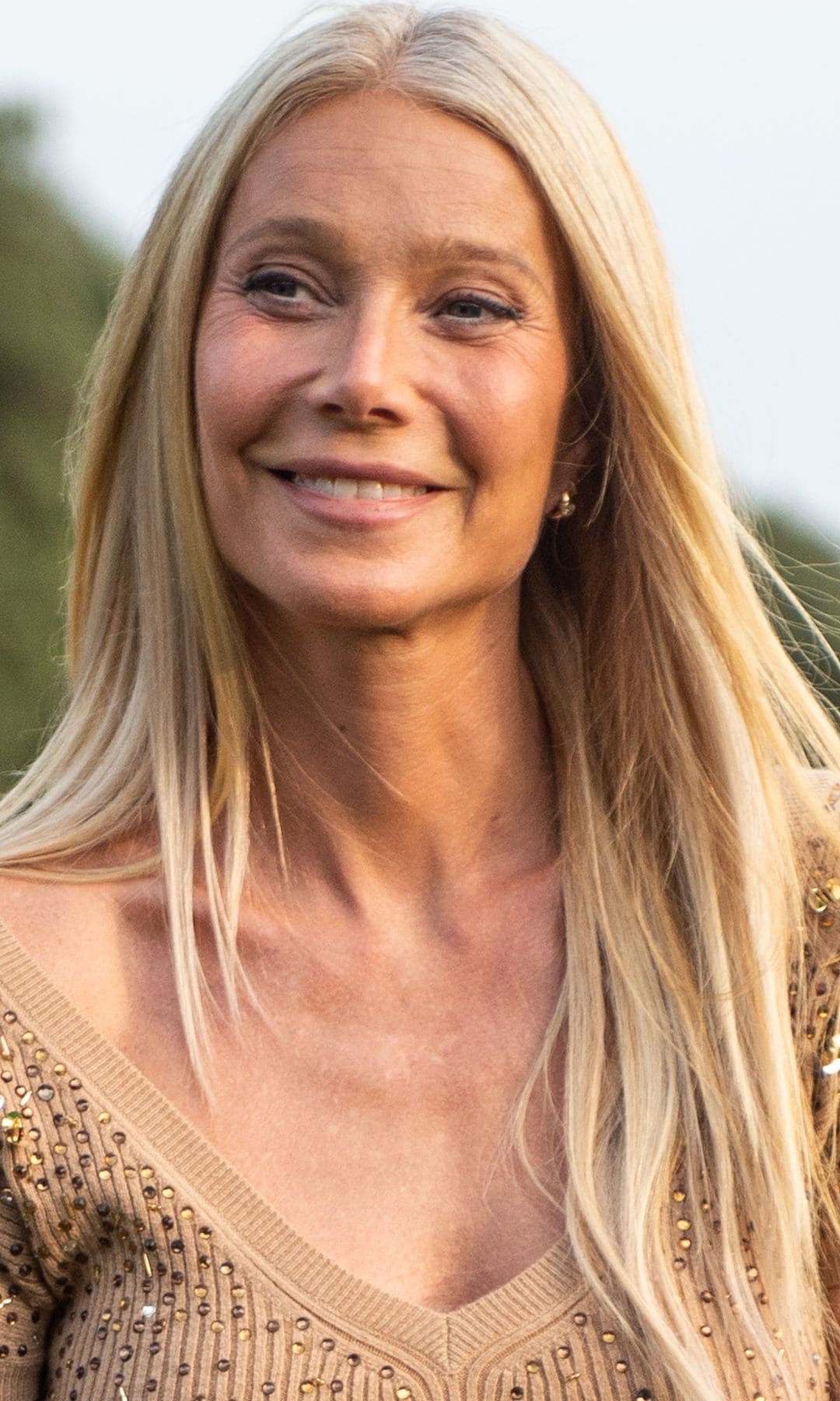 Gwyneth Paltrow en el desfile crucero de Max Mara 2025